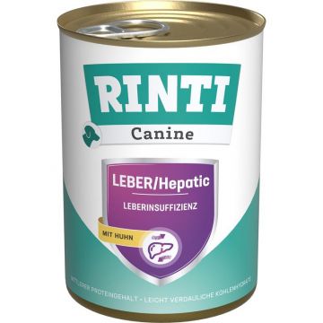 Rinti Dose Canine Leber mit Huhn 400g (Menge: 12 je Bestelleinheit) Rinti Dose Canine Leber mit Huhn 400g (Menge: 12 je Bestelleinheit)