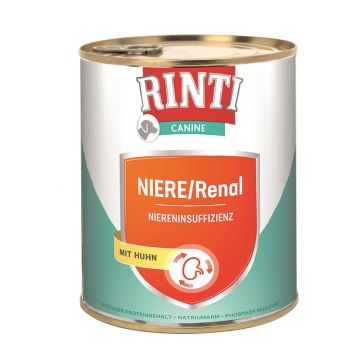 Rinti Dose Canine Niere/Renal Huhn 800 g (Menge: 6 je Bestelleinheit) Rinti Dose Canine Niere/Renal Huhn 800 g (Menge: 6 je Bestelleinheit)