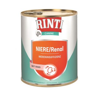 Rinti Dose Canine Niere/Renal Rind 800 g (Menge: 6 je Bestelleinheit) Rinti Dose Canine Niere/Renal Rind 800 g (Menge: 6 je Bestelleinheit)