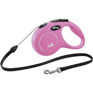 flexi Seil-Roll-Leine New Classic S pink 5 m flexi Seil-Roll-Leine New Classic S pink 5 m