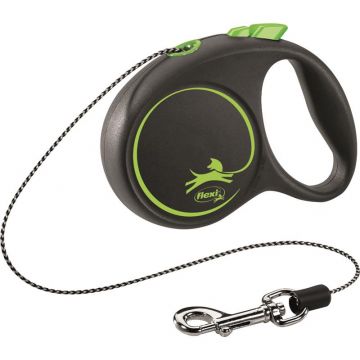 flexi Seil-Leine Black Design grün XS 3 m flexi Seil-Leine Black Design grün XS 3 m