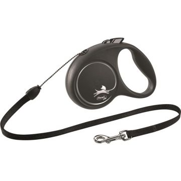 flexi Seil-Leine Black Design schwarz S 5 m flexi Seil-Leine Black Design schwarz S 5 m