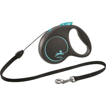 flexi Seil-Leine Black Design blau S 5 m flexi Seil-Leine Black Design blau S 5 m