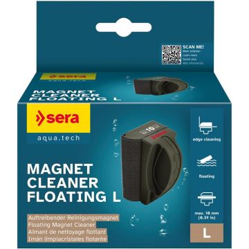 sera Magnet Cleaner Floating L 10 mm Glass sera Magnet Cleaner Floating L 10 mm Glass