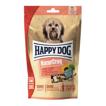Happy Dog NaturCroq Snack Mini Lachs & Reis 100g Happy Dog NaturCroq Snack Mini Lachs & Reis 100g