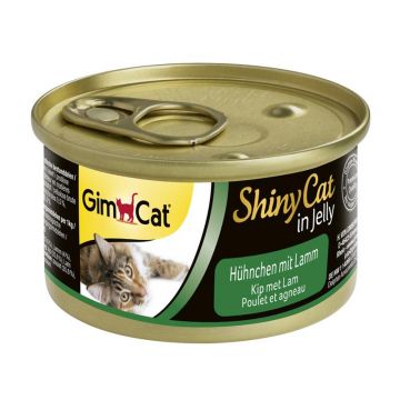 GimCat Dose ShinyCat Hühnchen mit Lamm 70g (Menge: 24 je Bestelleinheit)
