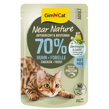 GimCat Near Nature Huhn & Forelle 85g (Menge: 16 je Bestelleinheit)