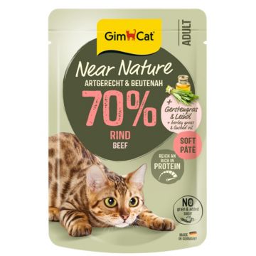 GimCat Near Nature Rind 85g (Menge: 16 je Bestelleinheit)