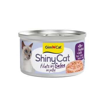 Gimpet ShinyCat in Jelly Thunfisch & Lachs 70g (Menge: 24 je Bestelleinheit)