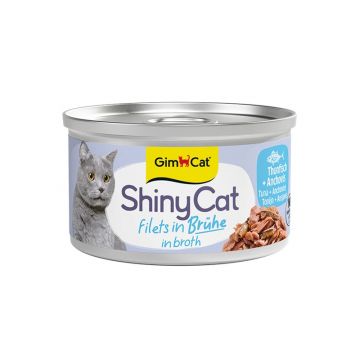 Gimpet ShinyCat in Br&uuml;he Thunfisch & Anchovies 70g (Menge: 24 je Bestelleinheit)