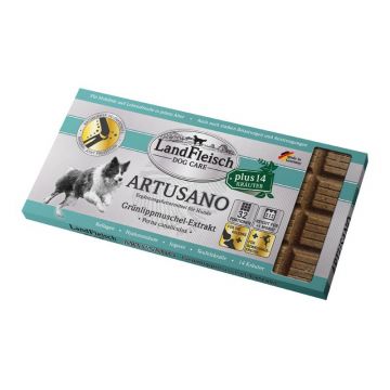 Landfleisch Dog Care Artusano 200g mit Grünlippmuschel-Extrakt Landfleisch Dog Care Artusano 200g mit Grünlippmuschel-Extrakt
