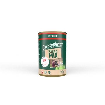 Christopherus Dose Fleischmix mit Rind 400g (Menge: 6 je Bestelleinheit)