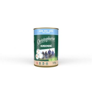 Christopherus Dose Menue Junior mit Huhn, Reis, Apfel 400g (Menge: 6 je Bestelleinheit)