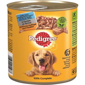 Pedigree Dose Adult 3 Sorten Geflügel 800g (Menge: 12 je Bestelleinheit) Pedigree Dose Adult 3 Sorten Geflügel 800g (Menge: 12 je Bestelleinheit)