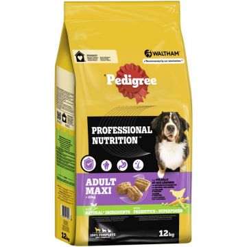 Pedigree Trocken Professional Nutrition Adult Maxi >25kg Geflügel & Gemüse 12kg Pedigree Trocken Professional Nutrition Adult Maxi >25kg Geflügel & Gemüse 12kg