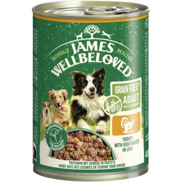James Wellbeloved Dog Dose Getreidefrei Truthahn Pastete 400g (Menge: 6 je Bestelleinheit)