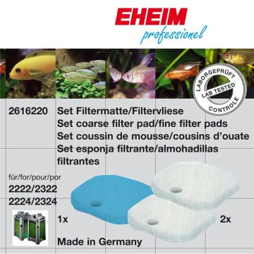 EHEIM FiltermassenSET für 2222/2322, 2224/2324 & professionel 250 und 250T EHEIM FiltermassenSET für 2222/2322, 2224/2324 & professionel 250 und 250T