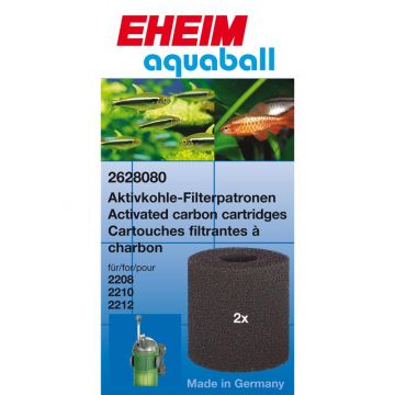 EHEIM Aktivkohlepatrone für Innenfilter 2208-2212, aquaball 60-180 & biopower 160 2 Stück EHEIM Aktivkohlepatrone für Innenfilter 2208-2212, aquaball 60-180 & biopower 160 2 Stück