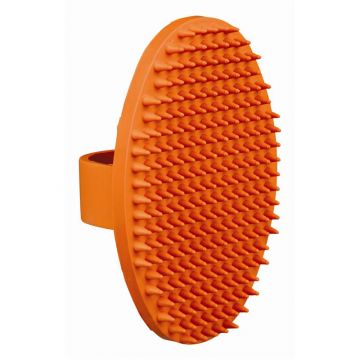 Trixie Massage Striegel, Handschlaufe 9 × 13 cm Trixie Massage Striegel, Handschlaufe 9 × 13 cm