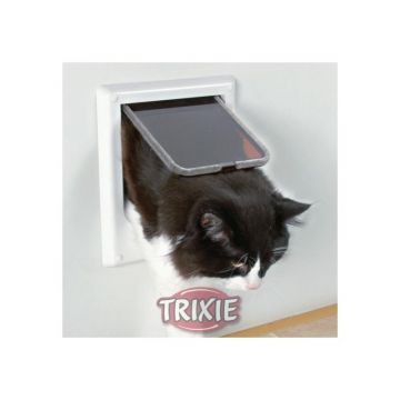 Trixie 4 Wege Freilauftür elektromagnetisch weiß Trixie 4 Wege Freilauftür elektromagnetisch weiß