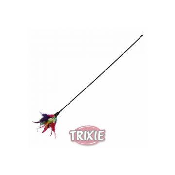 Trixie Spielstab mit Federn 50 cm Trixie Spielstab mit Federn 50 cm