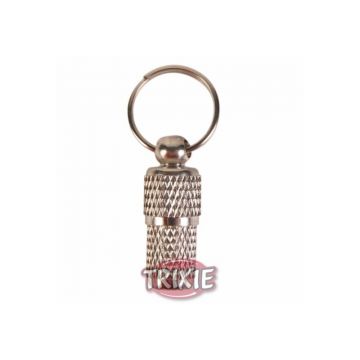 Trixie Adressanhänger, Metall verchromt Trixie Adressanhänger, Metall verchromt