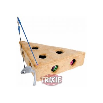 Trixie Cats Cheese mit Spielangel und 3 Spielbällen Trixie Cats Cheese mit Spielangel und 3 Spielbällen
