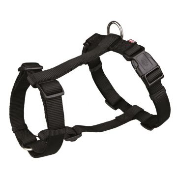Trixie Premium H-Geschirr schwarz XXS 20-30 cm / 10 mm Trixie Premium H-Geschirr schwarz XXS 20-30 cm / 10 mm