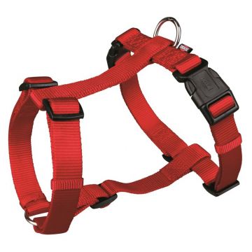 Trixie Premium H-Geschirr rot XXS 20-30 cm / 10 mm Trixie Premium H-Geschirr rot XXS 20-30 cm / 10 mm