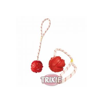 Trixie Ball am Seil, schwimmt, Naturgummi 7 cm 35 cm Trixie Ball am Seil, schwimmt, Naturgummi 7 cm 35 cm