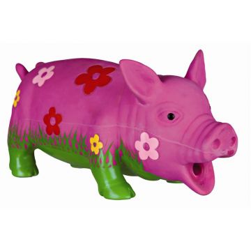 Trixie Blumenschwein, Original Tierstimme, Latex 20 cm Trixie Blumenschwein, Original Tierstimme, Latex 20 cm