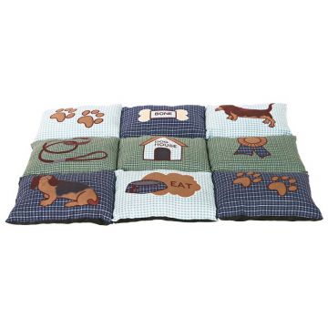 Trixie Hunde Kissen Patchwork blau/grün 80 x 55 cm Trixie Hunde Kissen Patchwork blau/grün 80 x 55 cm