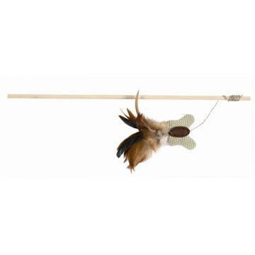 Trixie Spielangel mit Schmetterling Federn 45 cm Trixie Spielangel mit Schmetterling Federn 45 cm