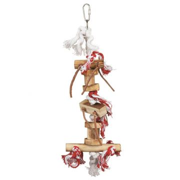 Trixie Holzspielzeug mit Lederbändern 35 cm Trixie Holzspielzeug mit Lederbändern 35 cm