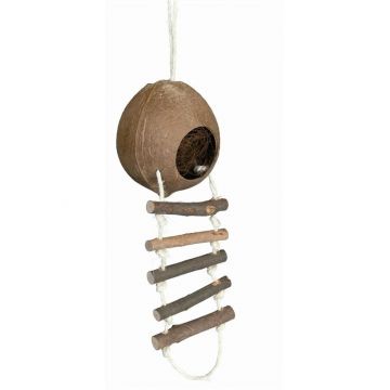 Trixie Kokosnusshaus für Hamster, 1er 13 × 56 cm Trixie Kokosnusshaus für Hamster, 1er 13 × 56 cm