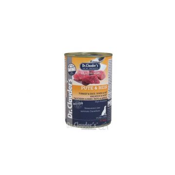 Dr. Clauders Dog Dose Selected Meat Pute & Reis 400g (Menge: 6 je Bestelleinheit) Dr. Clauders Dog Dose Selected Meat Pute & Reis 400g (Menge: 6 je Bestelleinheit)