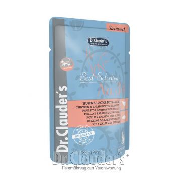 Dr. Clauders Cat PB Best Selection Adult Sterilized No 34 Huhn & Lachs mit Algen 85g (Menge: 16 je Bestelleinheit)