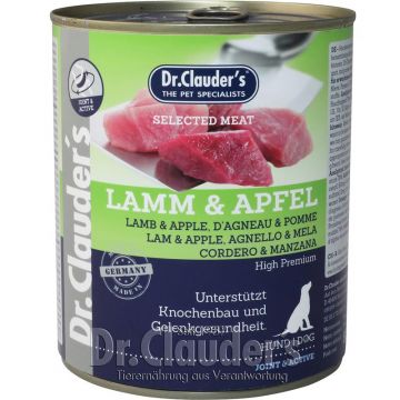 Dr. Clauders Dog Dose Selected Meat Lamm & Apfel 800g (Menge: 6 je Bestelleinheit) Dr. Clauders Dog Dose Selected Meat Lamm & Apfel 800g (Menge: 6 je Bestelleinheit)