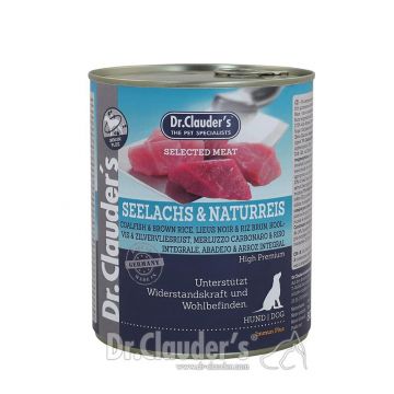 Dr. Clauders Dog Dose Selected Meat Seelachs & Reis 800g (Menge: 6 je Bestelleinheit) Dr. Clauders Dog Dose Selected Meat Seelachs & Reis 800g (Menge: 6 je Bestelleinheit)