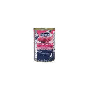 Dr. Clauders Dog Dose Selected Meat Hirsch & Kartoffel 400g (Menge: 6 je Bestelleinheit) Dr. Clauders Dog Dose Selected Meat Hirsch & Kartoffel 400g (Menge: 6 je Bestelleinheit)