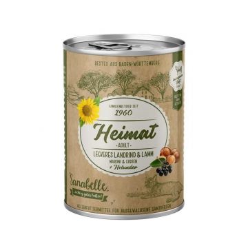 Sanabelle Heimat Nassfutter Adult Leckeres Landrind und Lamm 400 g (Menge: 12 je Bestelleinheit)