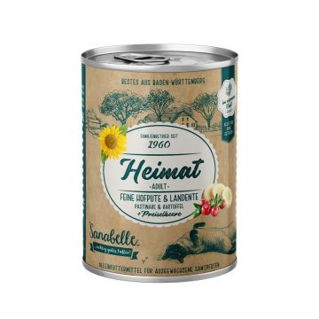 Sanabelle Heimat Nassfutter Adult Hofpute & Landente 400g (Menge: 12 je Bestelleinheit)