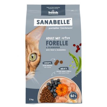 Sanabelle Adult mit Forelle 2 kg