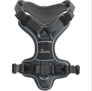 Hunter Geschirr Divo Nylon/Polyester grau/grau 34-47/XS