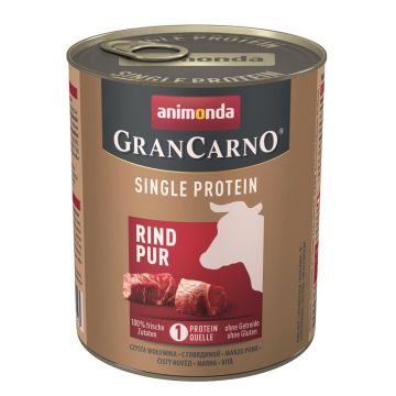 Animonda Dog GranCarno Adult Single Protein Rind pur 800g (Menge: 6 je Bestelleinheit) Animonda Dog GranCarno Adult Single Protein Rind pur 800g (Menge: 6 je Bestelleinheit)