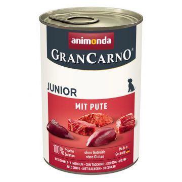 Animonda Dog GranCarno Junior mit Pute 400g (Menge: 6 je Bestelleinheit) Animonda Dog GranCarno Junior mit Pute 400g (Menge: 6 je Bestelleinheit)