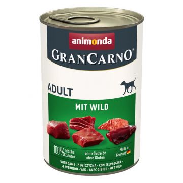 Animonda Dog GranCarno Adult mit Wild 400g (Menge: 6 je Bestelleinheit)