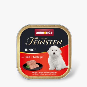 Animonda Dog vom Feinsten Junior Rind & Geflügel 150g (Menge: 22 je Bestelleinheit)