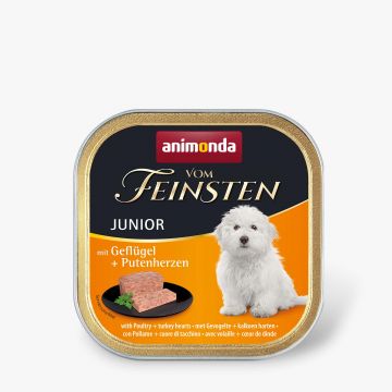Animonda Dog vom Feinsten Junior Geflügel & Putenherzen 150g (Menge: 22 je Bestelleinheit)