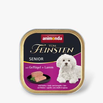 Animonda Dog vom Feinsten Senior Geflügel & Lamm 150g (Menge: 22 je Bestelleinheit)
